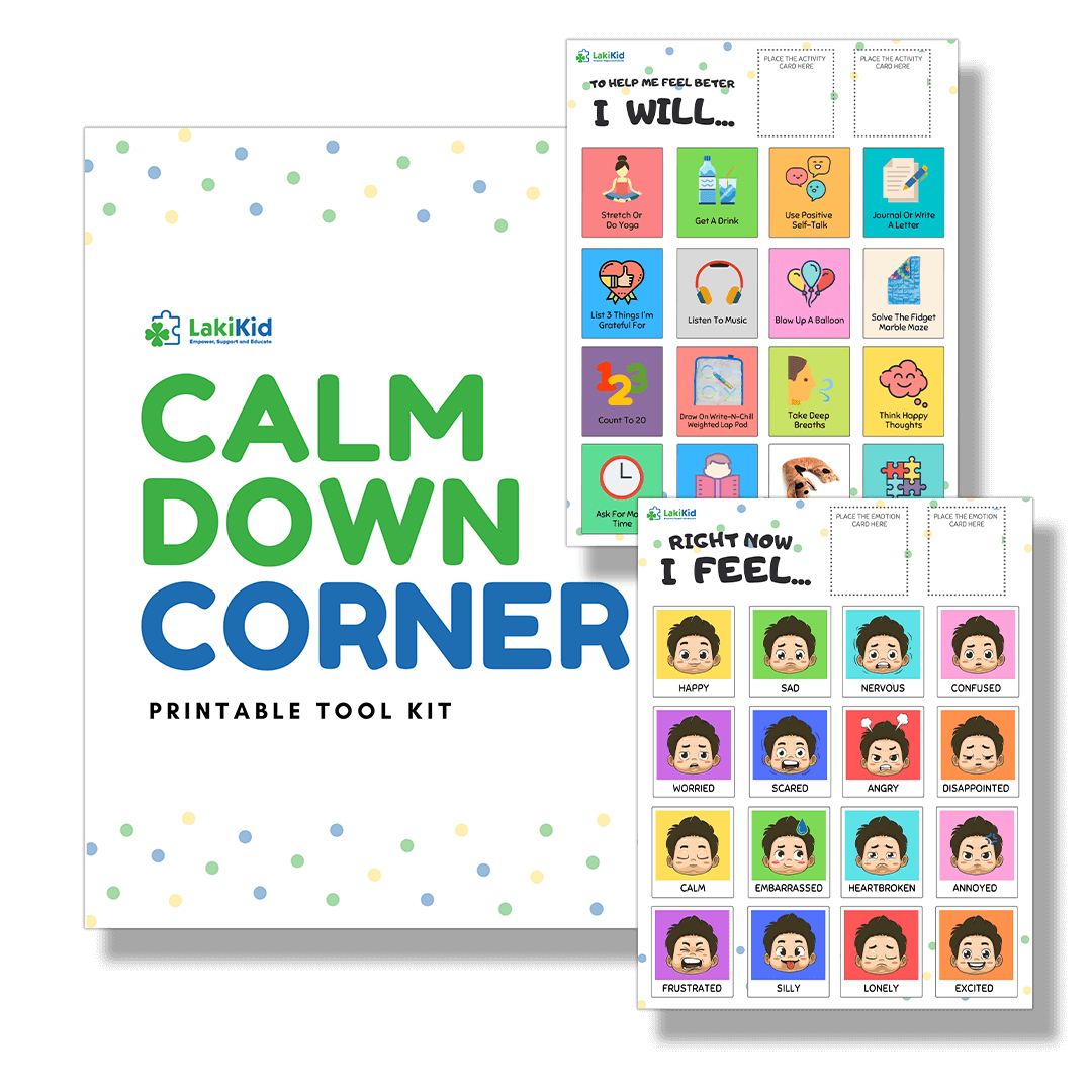 Calm Down Corner Printable Tool Kit